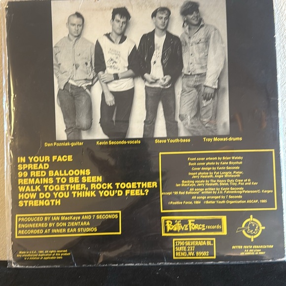 7Seconds 'Walk Together Rock Together' (Vinyl Record) - Picture 3 of 7